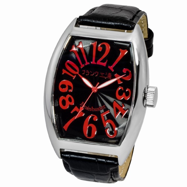 フランク三浦 時計 メンズ 六号機 高級 ブランド 腕時計 プレゼント シンプル レザー 大型｜aruim｜06