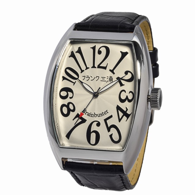 フランク三浦 時計 メンズ 六号機 高級 ブランド 腕時計 プレゼント シンプル レザー 大型｜aruim｜03