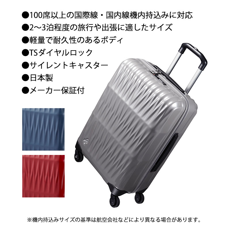 PROTECA スーツケース ブルーグレー 90L 日本製 未使用 PROTECA スーツケース ブルーグレー 90L 日本製 未使用 - メルカリ
