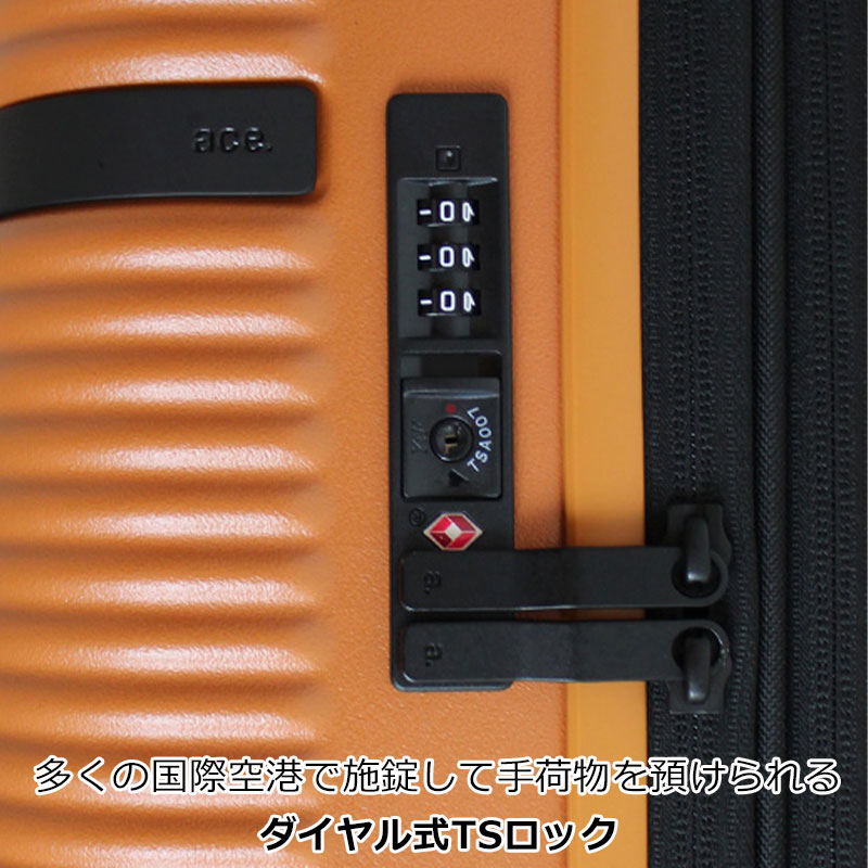 ace. エース スーツケース ウォッシュボードZd 06454 機内