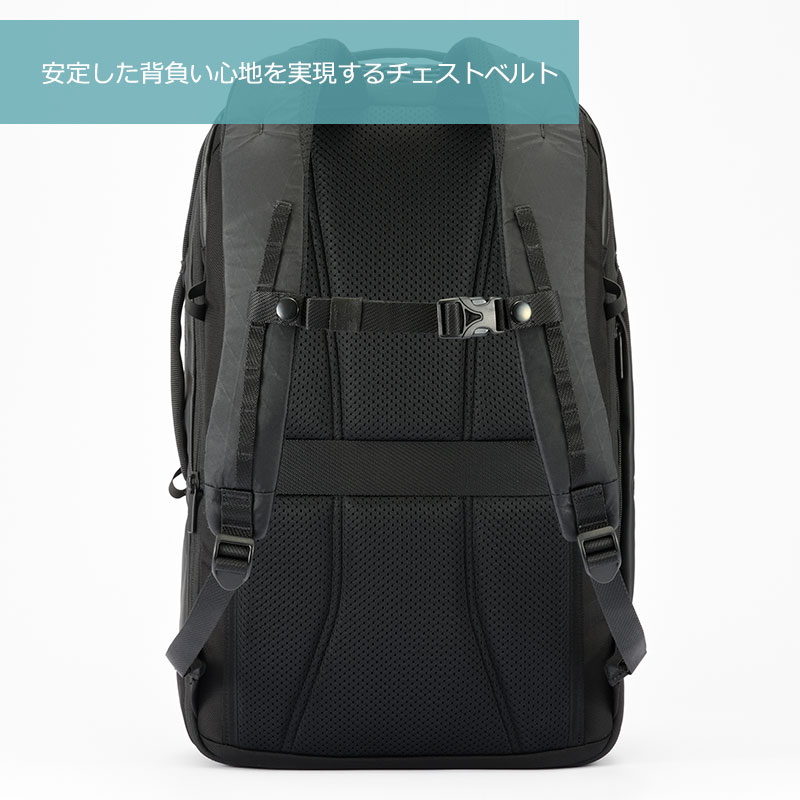 ブラックバックパック ace. GENE LABEL エース ラグレンティスX 20052 X-PAC リュック バック