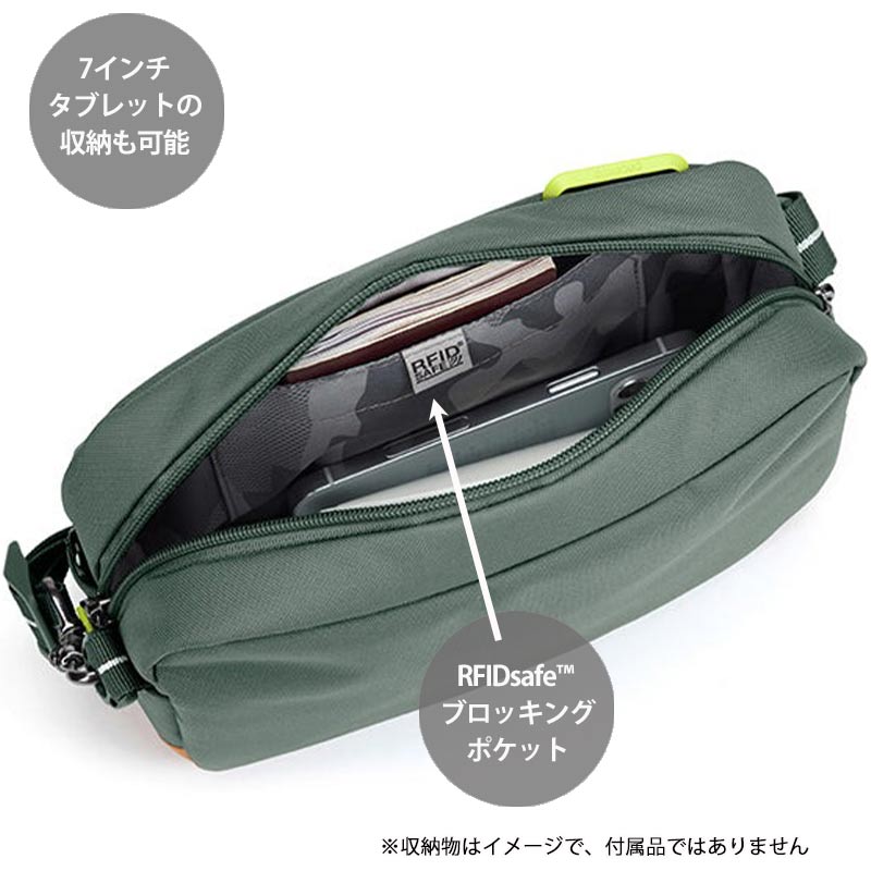 PacSafe（パックセーフ） GO クロスボディ ショルダーバッグ 2.5L