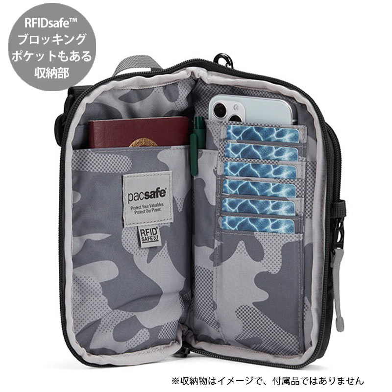 pacsafe ボディバッグ グレー Pacsafe® V Tech anti-theft sling pack | Pacsafe® - Pacsafe