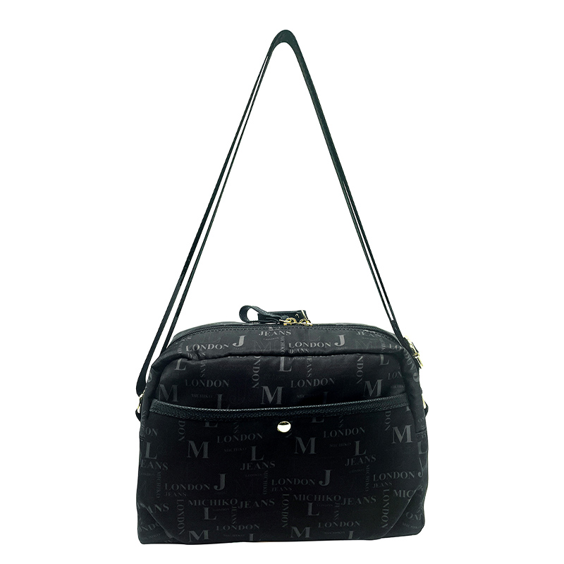 MICHIKO LONDON JEANS ML-J ベンチコート ブラック サッカー