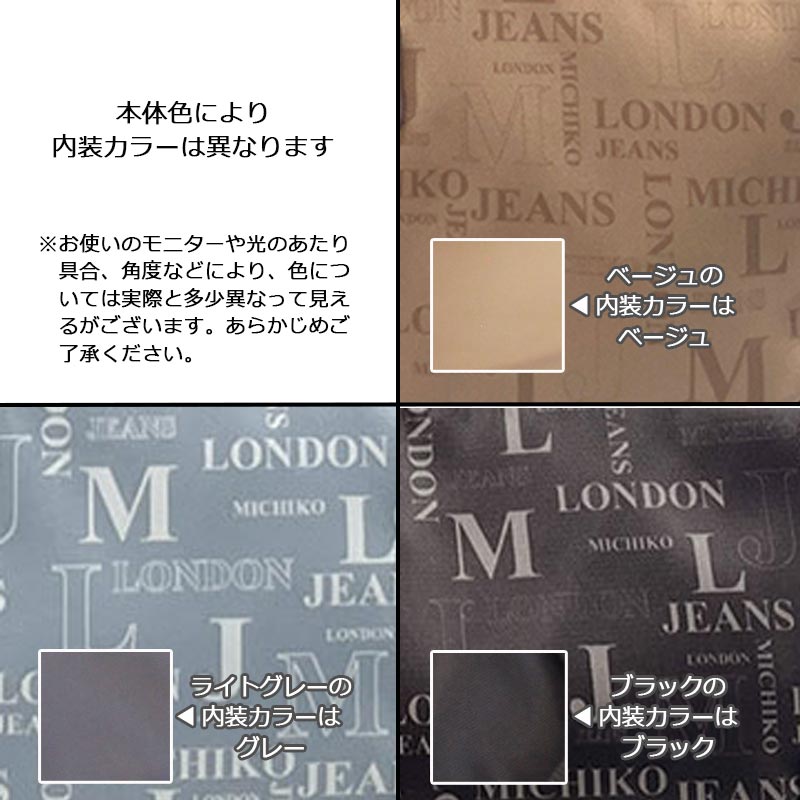 MICHIKO LONDON ミチコロンドン ジーンズ ロゴ総柄 リュック MICHIKO LONDON ミチコロンドン ジーンズ ロゴ総柄 リュック