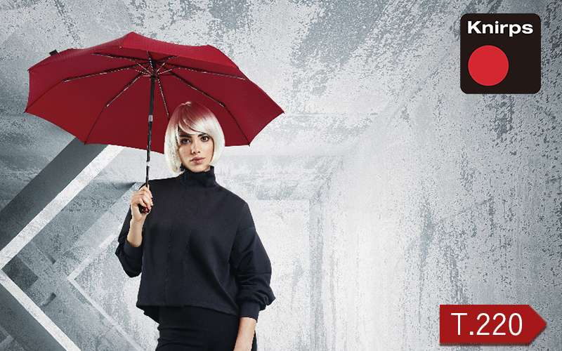Knirps（クニルプス） T.220 折りたたみ傘 自動開閉 8本骨 ワンタッチ