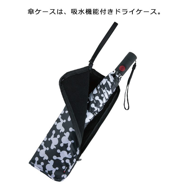 Knirps（クニルプス） 折りたたみ傘 U.220DC Drey Black ドライケース