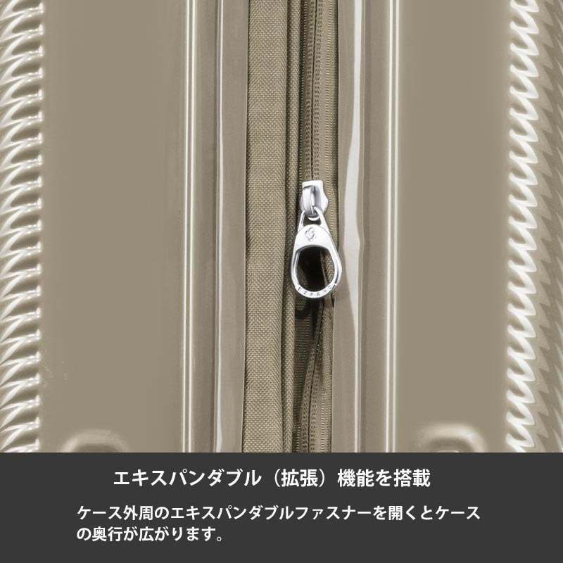 サムソナイト ヴォラント スピナー 61 拡張 キャリー 50〜59L TSA Samsonite（サムソナイト） スーツケース ヴォラント スピナー61 EXP M