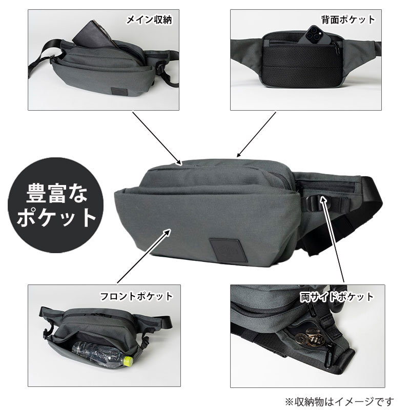 SIMCLEAR バック SIMCLEAR シムクリア ウエストバッグ ボディバッグ ツナグバッグ