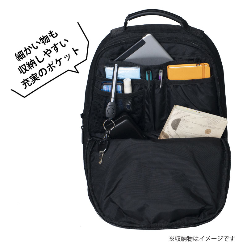 SIMCLEAR リュック バックパック ブラック ポーチ付き シムクリア リュック A4 16インチPC サコッシュ付き ツナグバッグ
