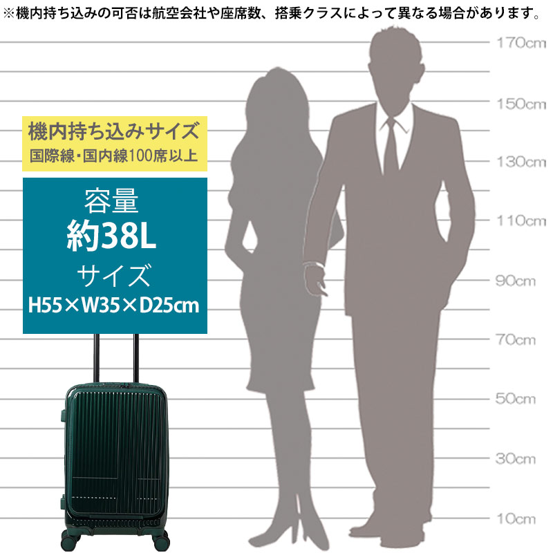 innovator（イノベーター） スーツケース INV50 鏡面タイプ 機内