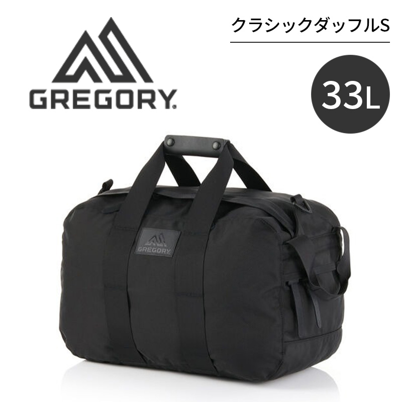 GREGORY ダッフルバッグ ブラックチェック GREGORY（グレゴリー） クラシックダッフルS 33L コーデュラバリ