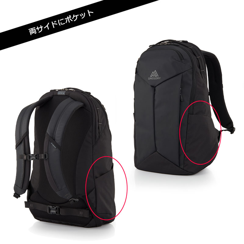 GREGORY ブラックバックパック SKETCH 30 RF GREGORY（グレゴリー） スケッチ30 リュック バックパック 30L SKETCH