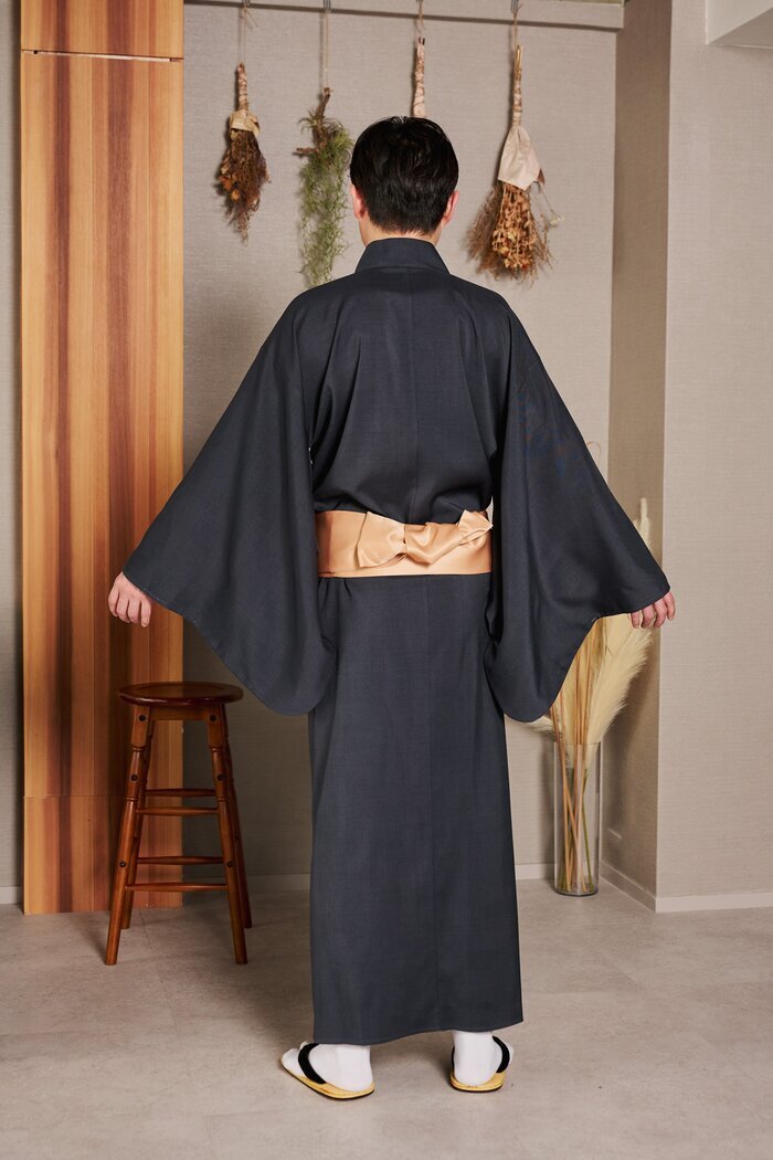 セレクト着物 着物 炭黒 NPの画像4