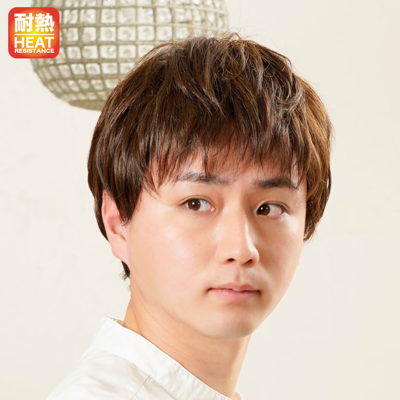 ラパンドアールオムメンズフルウィッグ正面の画像