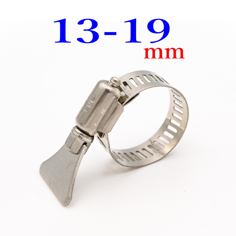 手締めホースバンド 304ステン Φ8mm〜82mm 全15サイズ (1サイズ2個) |  | 03