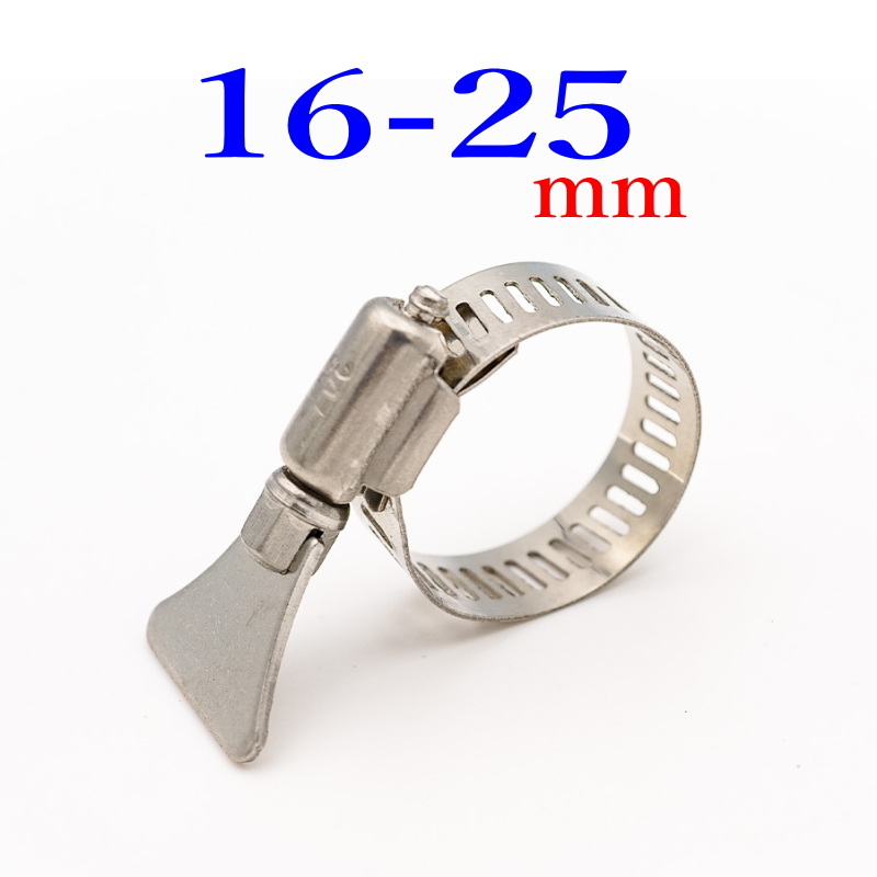 手締めホースバンド 304ステン Φ8mm〜82mm 全15サイズ (1サイズ2個) |  | 04