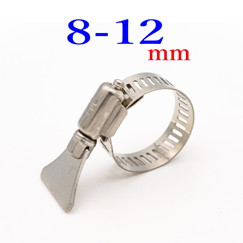 手締めホースバンド 304ステン Φ8mm〜82mm 全15サイズ (1サイズ2個) |  | 01