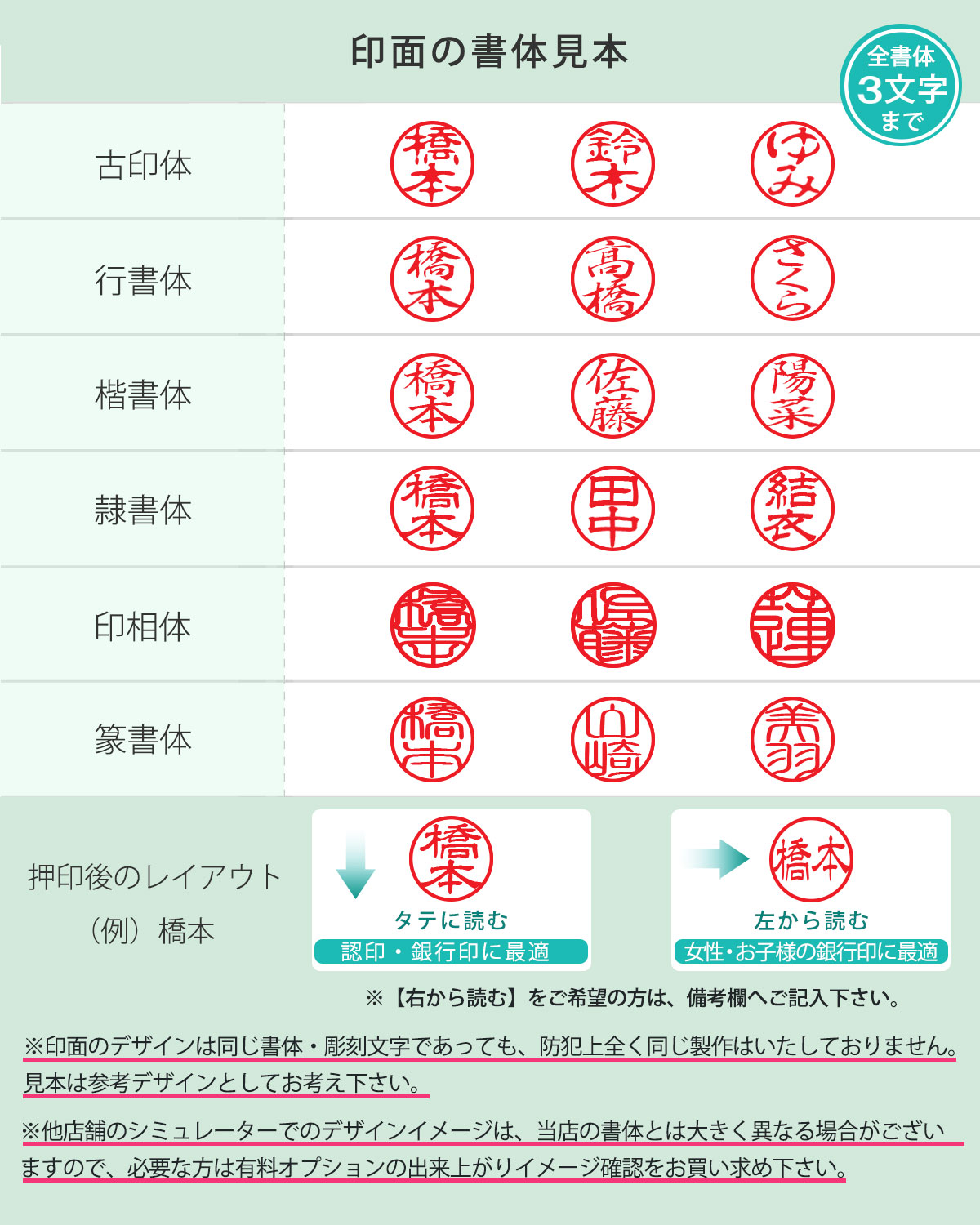 印面書体