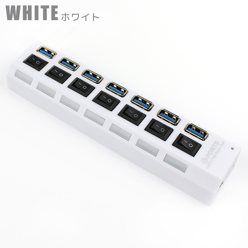 Type-C USB変換ハブ アダプタ 7ポート ハブ Macbook Pro Air USB