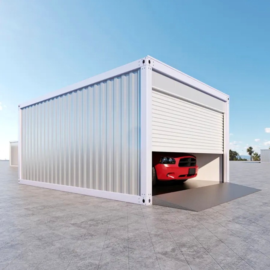 ユニットハウス プレハブ 事務所 倉庫物置 シャッター 車庫ガレージ