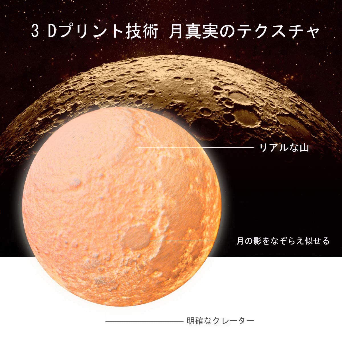 Ledムーンライト スタンド付 電池式 ポータブル 間接照明 Moonライト インテリアライト 照明 デスクライト ベッドライト 卓上ライト おしゃれ かわいい テーブルランプ 照明器具 電気 新生活 まとめ買い ムーンライトu 激安大特価