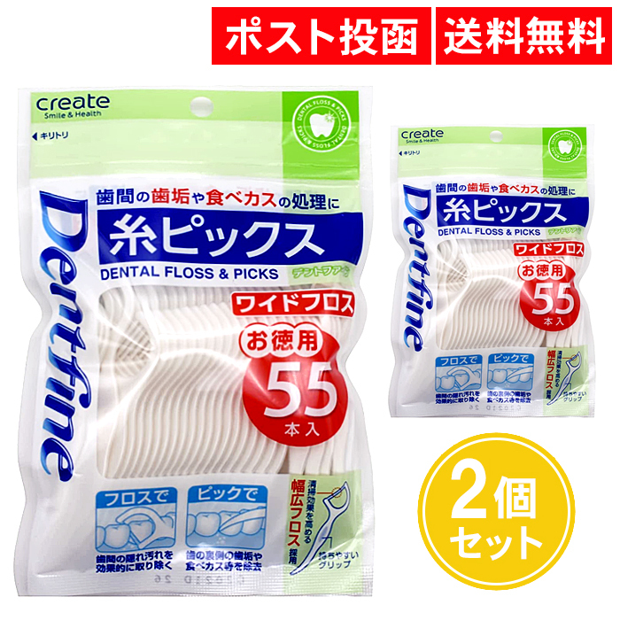 Amazon | デントファイン 糸ピックス 携帯ケース付 101本入 × 4