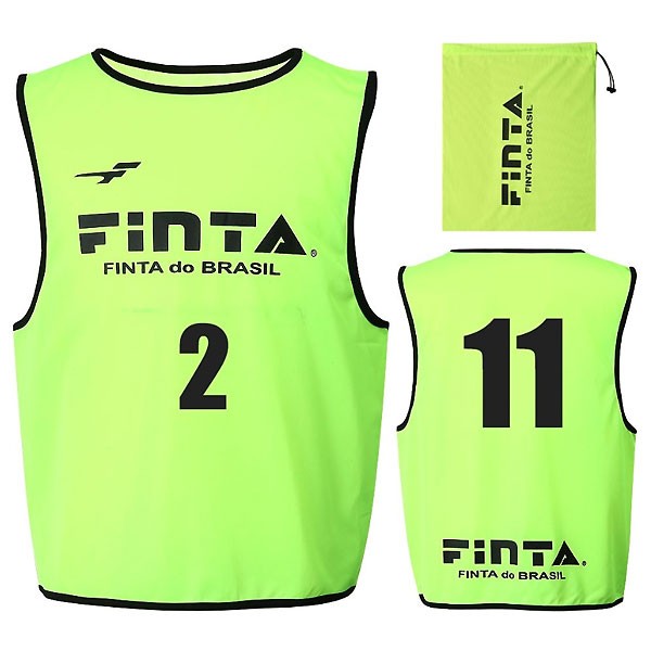 FINTA（フィンタ） サッカー・フットサル用　ビブス　10枚入り（イエロー・サイズ：フリー） ユニセックス FNT-FT6513-4100-F返品種別A FINTA（フィンタ） FT6513 4100 イエロー サッカー ビブス（10枚セット