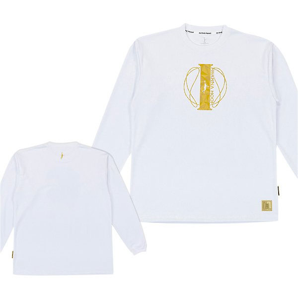 インザペイント（IN THE PAINT）　ITP22432  WHT　バスケットボール Tシャツ  20周年記念 復刻企画 TRIANGLE LONG SLEEVE SHIRTS  22FW