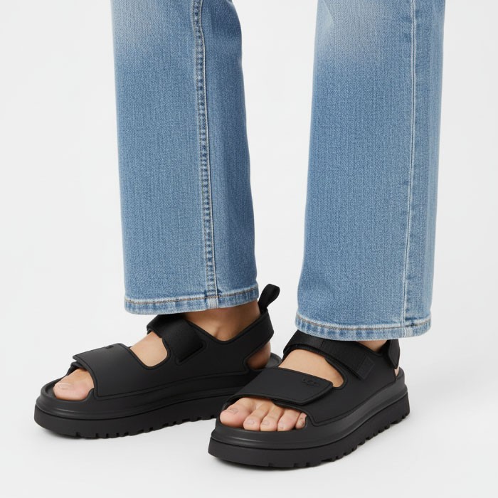 【並行輸入品】 アグ UGG 大人もOK キッズ サンダル ゴールデングロウ GoldenGlow 厚底 スポーツサンダル ストラップ 靴 シューズ 2026年春夏新作 1152813Kの画像