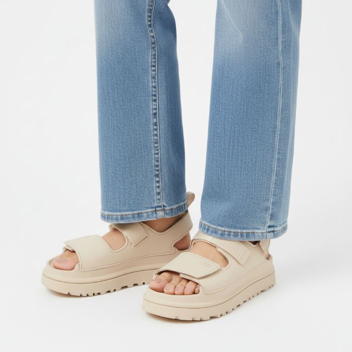 【並行輸入品】 アグ UGG 大人もOK キッズ サンダル ゴールデングロウ GoldenGlow 厚底 スポーツサンダル ストラップ 靴 シューズ 2026年春夏新作 1152813Kの画像
