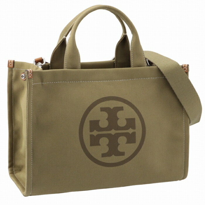 TORY BURCH トートバッグ スモール ELLA TOTE コットン