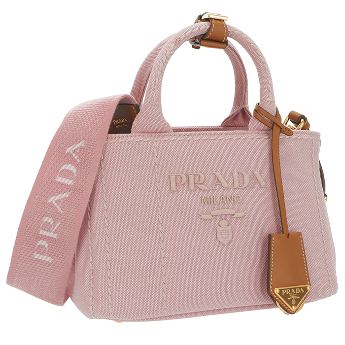 PRADA プラダ ミニボストンバッグ ハンドバッグ 肩掛 ギャンティカード PRADA（プラダ） 【並行輸入品】 ハンドバッグ CANAPA ミニ