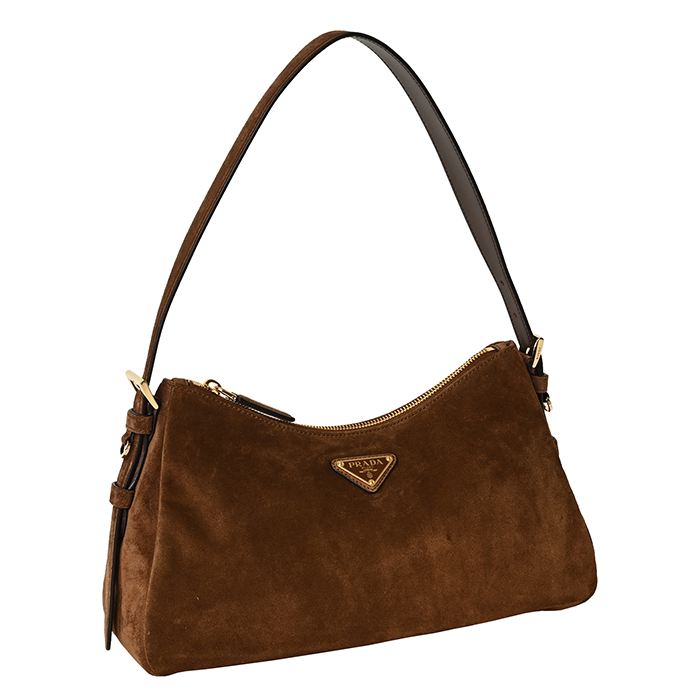 美品 PRADA プラダ スエード ボストン バッグ ショルダー Y2K ロゴ プラダバッグ 商品一覧 rehello by BOOKOFF | リハロ 本店 リユース