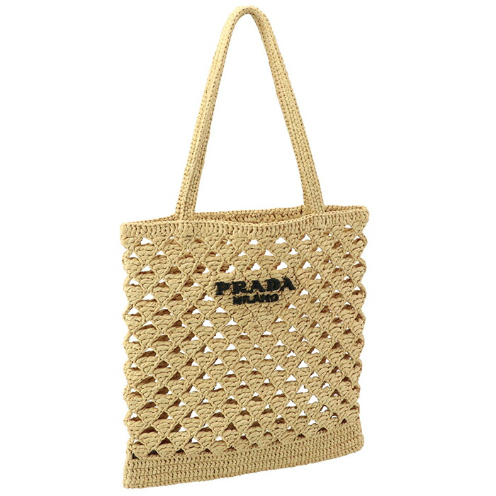PRADA（プラダ） 【並行輸入品】 トートバッグ クロシェ 三角ロゴ