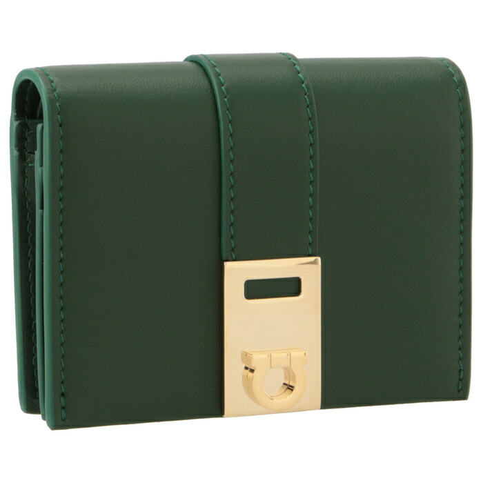 FERRAGAMO 2つ折り財布 小銭入れ付き mb-220633 フェラガモ 折財布 レディース 220633 二つ折り財布 コンパクト