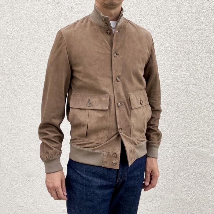 【並行輸入品】 ヴァルスター VALSTAR メンズ VALSTARINO ゴートスエード 裏地無し 山羊革 REGULAR FIT ジャケット バルスター 2026年春夏新作 407AF065 0004の画像