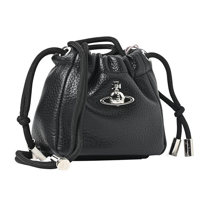 【美品】Vivian Westwood ブラックレザーストラップパンプス　袋付き Vivienne Westwood（ヴィヴィアンウエストウッド） 【並行輸入品