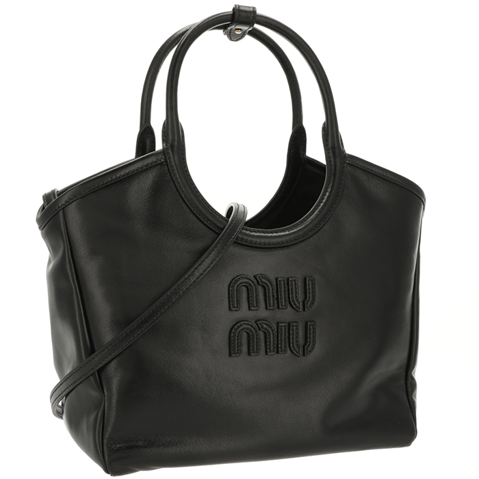 【並行輸入品】 ミュウミュウ MIU MIU ハンドバッグ アイビー スモール ソフトレザー 横型 IVY ショルダーバッグ 2026年春夏新作 5BA284 2IEO_2