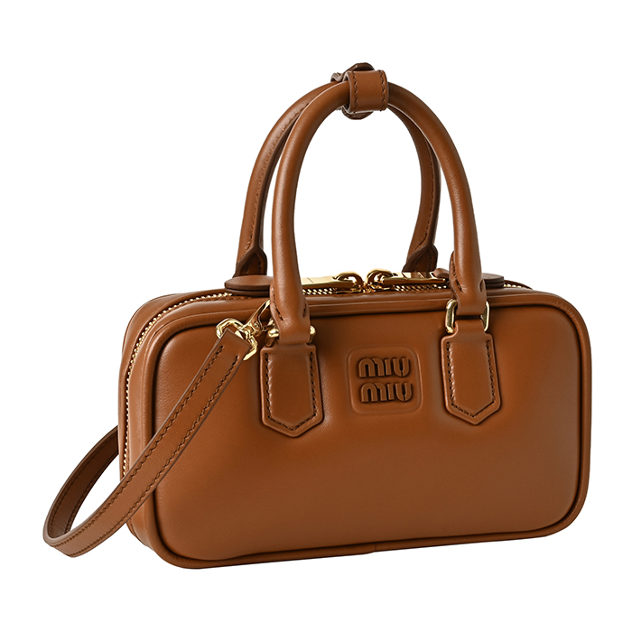 ミュウミュウ MIUMIU アーカイブ エイジング レザー ハンドバッグ miu miu（ミュウミュウ） 【並行輸入品】 ハンドバッグ アルカディ