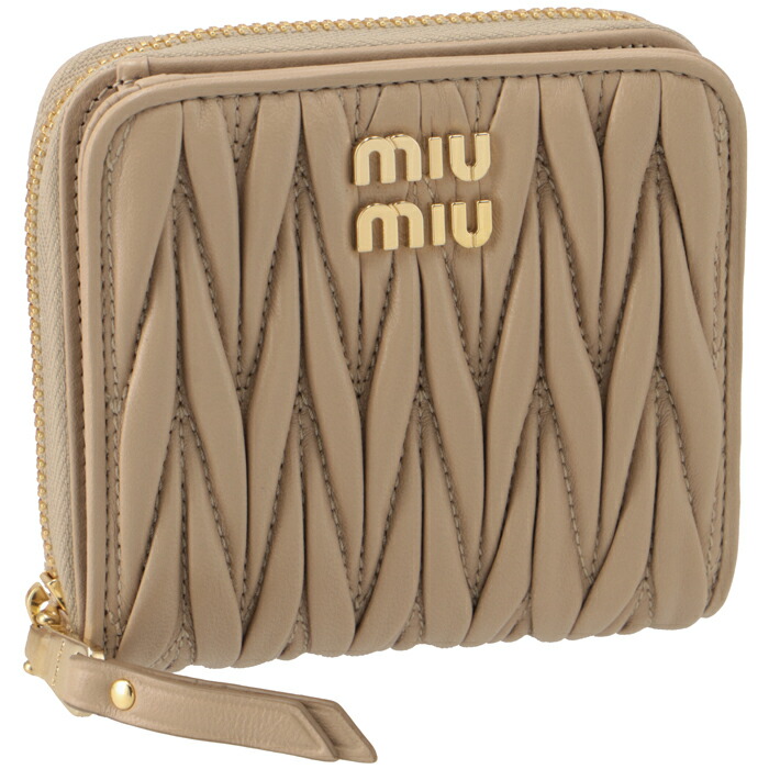 miu miu（ミュウミュウ） 【並行輸入品】 マテラッセ 財布 二つ折り