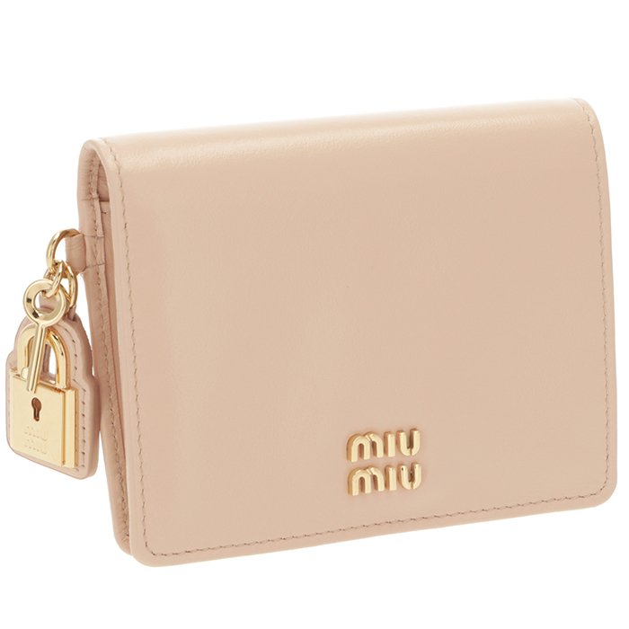 miu miu（ミュウミュウ） 【並行輸入品】 財布 二つ折り レザー