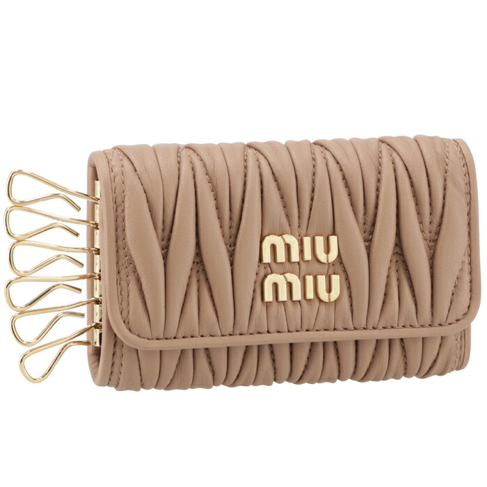 miu MIU キーケース 6連 マテラッセ 三つ折り 6連キーケース