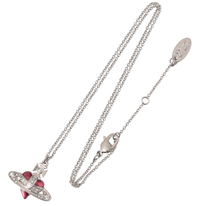 【並行輸入品】 ヴィヴィアン ウエストウッド VIVIENNE WESTWOOD ネックレス NEW DIAMANTE HEART マティス ハート ペンダント 2026年春夏新作 630203BM 0050の画像