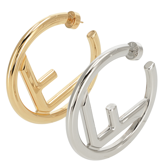 FENDI（フェンディ） 【並行輸入品】 ピアス ラージ エフ イズ ロゴ F