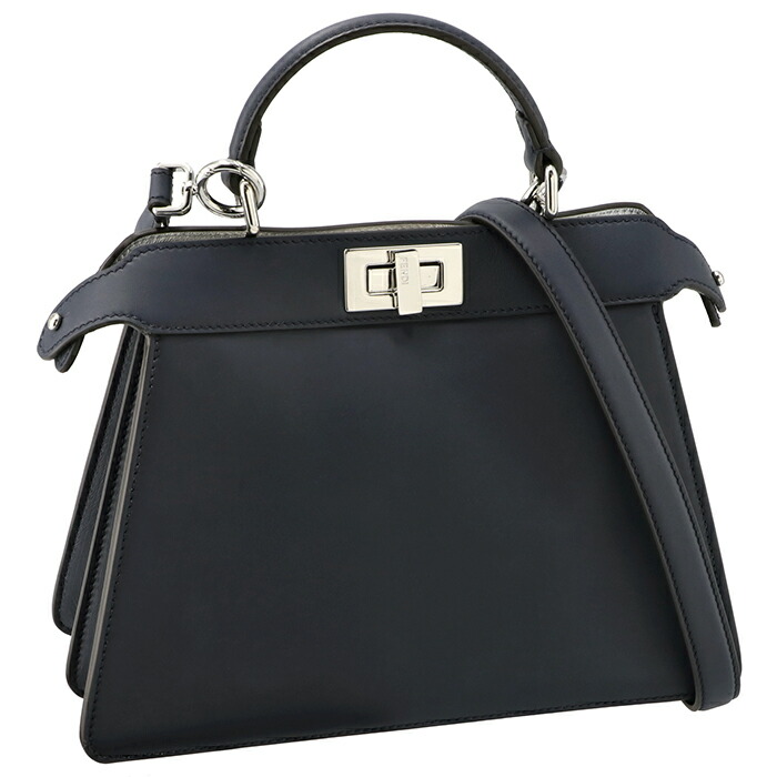 関税込 FENDI ピーカブー ISeeU スモール ピーカブー ISeeU スモール カーフレザー グレー | Fendi