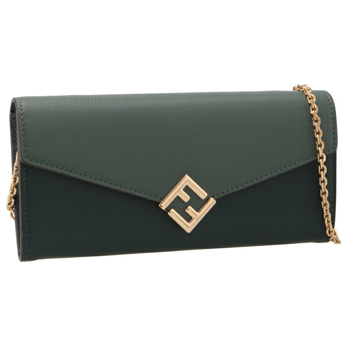 FENDI フェンディ チェーンウォレット 長財布 二つ折り FF