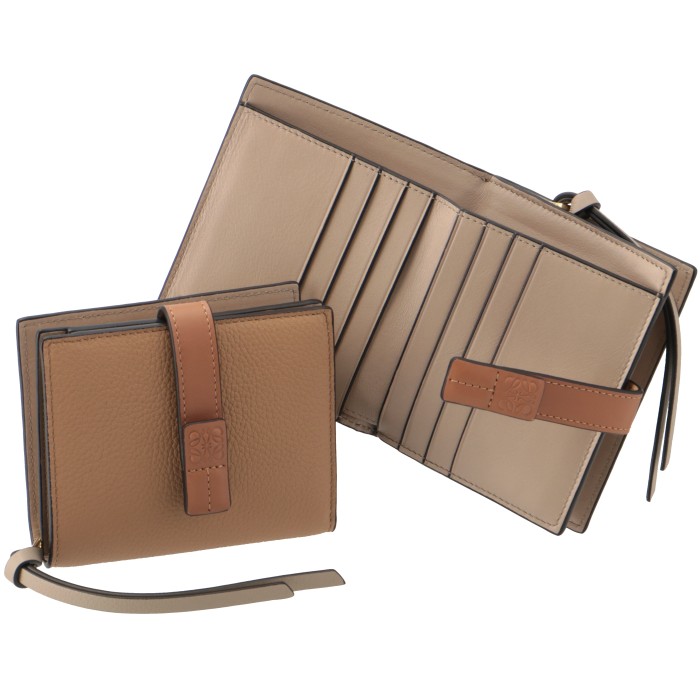 LOEWE 財布 レザー 折り財布 LOEWE 財布 二つ折り コンパクト ジップ ウォレット 二つ折り