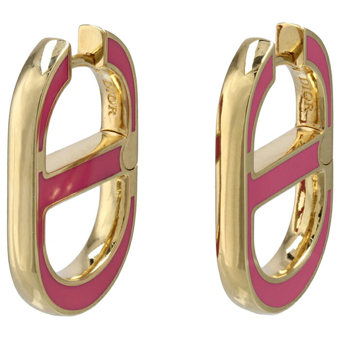 Dior 30 MONTAIGNE フープピアス リングピアス 片耳用 ギフトにも♪【Dior】《30 MONTAIGNE》CDロゴ フープピアス (Dior
