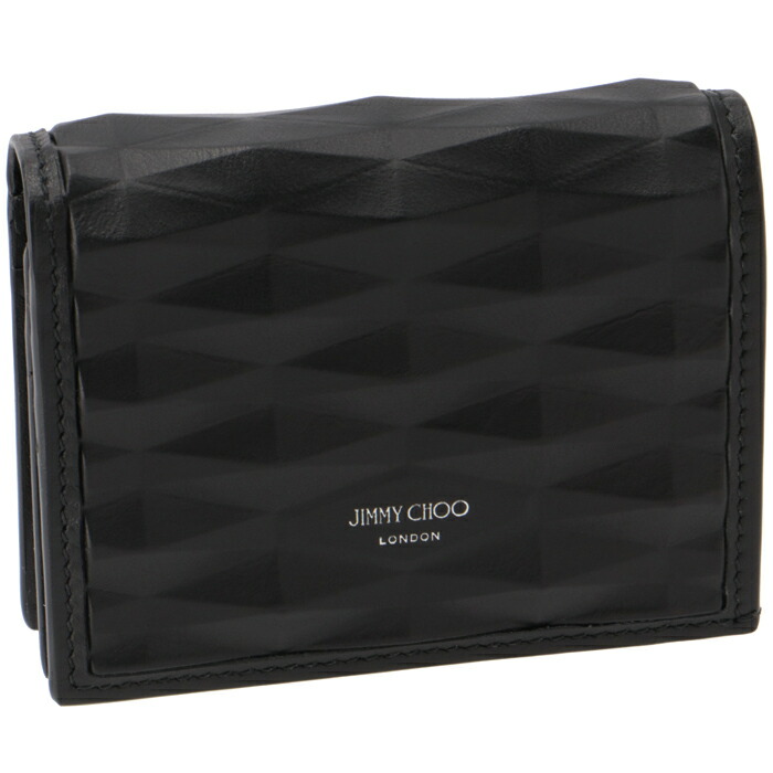 ★ JIMMY CHOO ★ HANNE ダイアモンドエンボス 折財布 JIMMY CHOO 財布 二つ折り HANNE ミニ財布 DIAMOND エンボス 3D